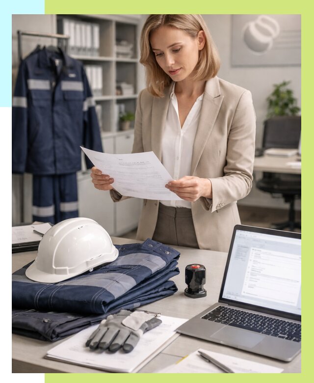 Сертификация спецодежды в Котласе от 7254 р. | Алешин-Ктл