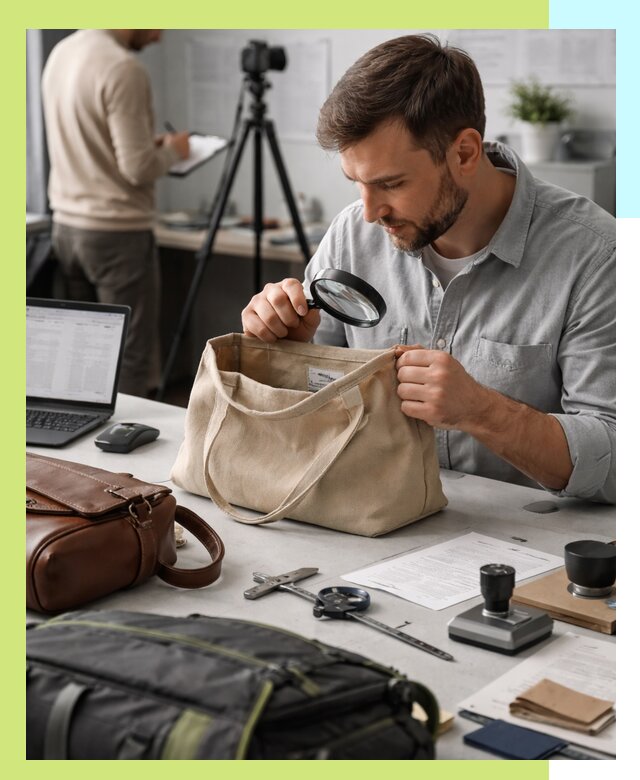 Сертификация сумок в Котласе, оформление и получение сертификатов