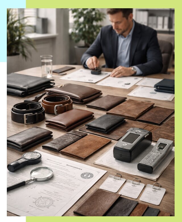 Сертификация кожаных изделий в Котласе от 12436 р. | Алешин-Ктл