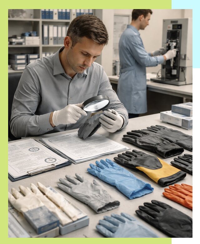 Сертификация перчаток и средств защиты продукции в Котласе