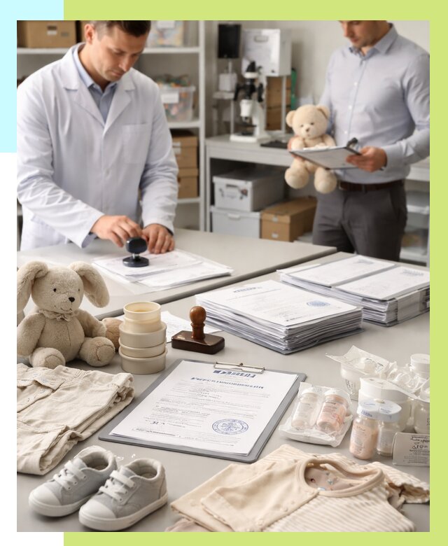 Сертификация детских товаров в Котласе от 15545 р. | Алешин-Ктл