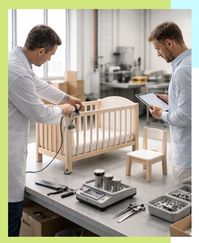 Сертификация детской мебели и проверка безопасности в Котласе