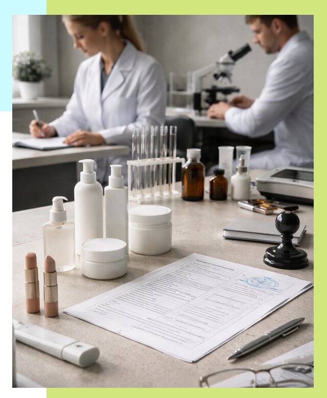 Сертификация косметики в Котласе от 20726 р. - Алешин-Ктл