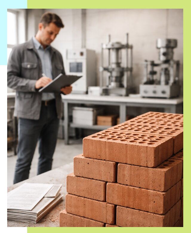 Сертификация кирпича в Котласе от 15545 р. | Алешин-Ктл под ключ