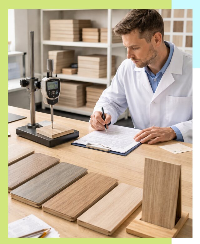 Сертификация ламината с испытаниями и оформлением документов в Котласе