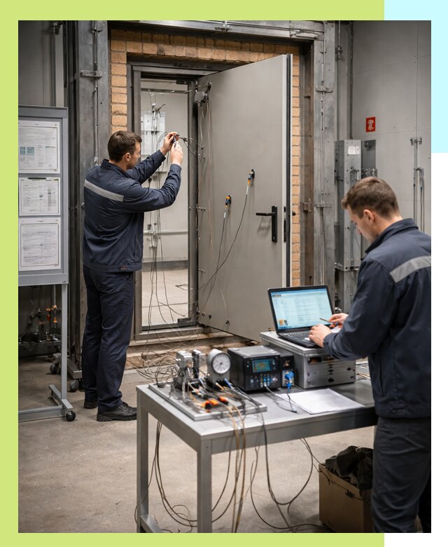 Сертификация противопожарных дверей в Котласе по ГОСТ и ТР