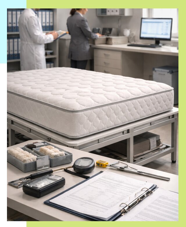 Сертификация матрасов в Котласе от 8809 р. | Алешин-Ктл