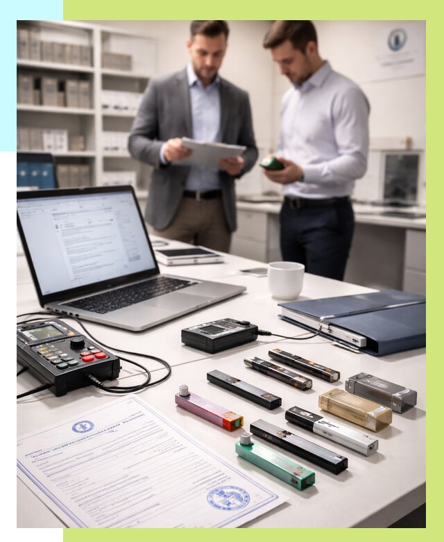 Сертификация электронных сигарет в Котласе от 20726 р. | Алешин-Ктл