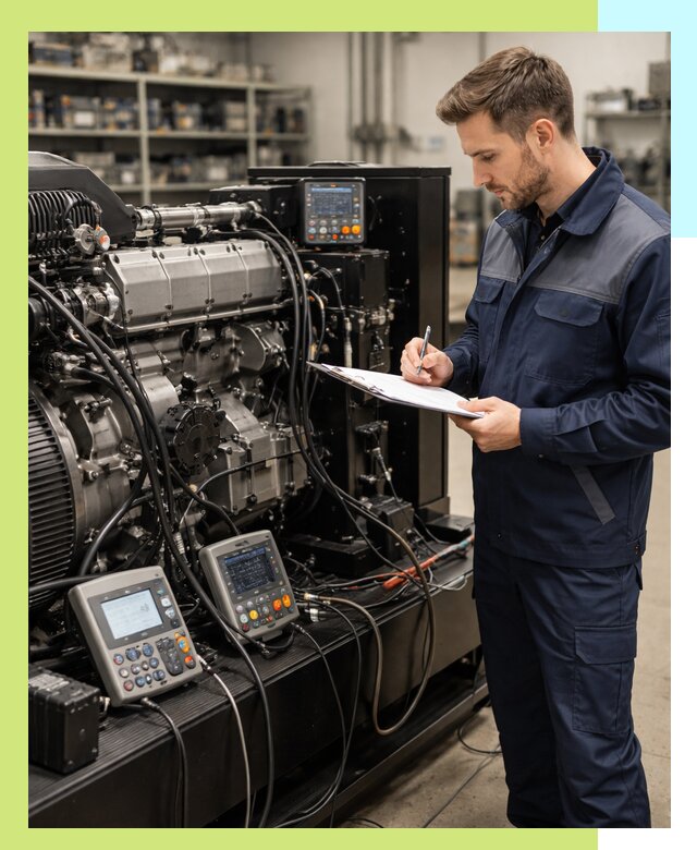 Сертификация дизельных генераторов и их оборудования в Котласе