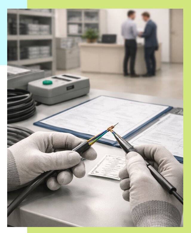 Сертификация провода в Котласе от 18653 р. в Алешин-Ктл