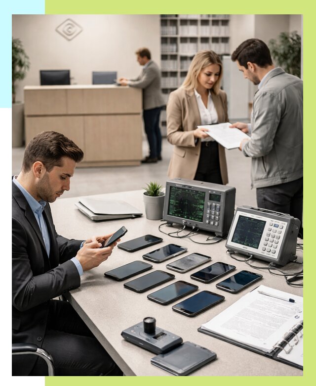 Сертификация телефонов в Котласе от 25908 р. под ключ | Алешин-Ктл