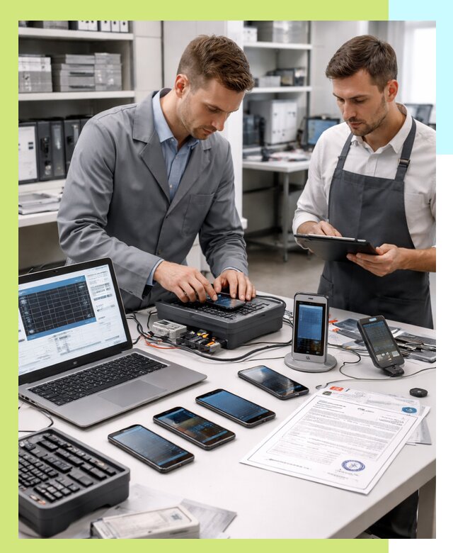 Сертификация мобильных телефонов и смартфонов в Котласе под ключ