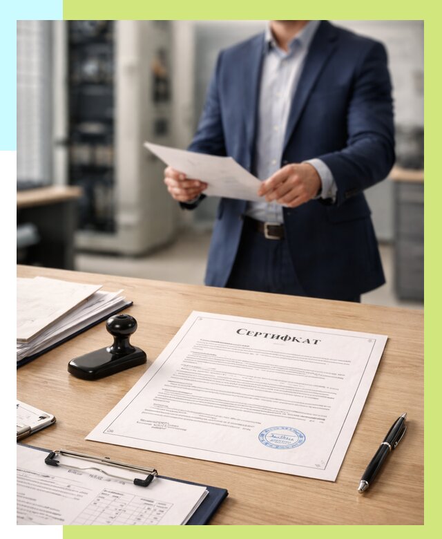 Сертификат на оборудование в Котласе от 15545 р. | Алешин-Ктл