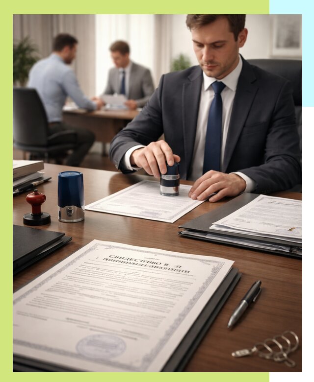 Оформление свидетельства о государственной регистрации в Котласе