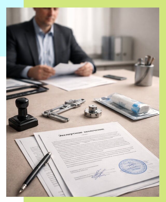 Экспертное заключение на продукцию в Котласе от 8809 р. | Алешин-Ктл