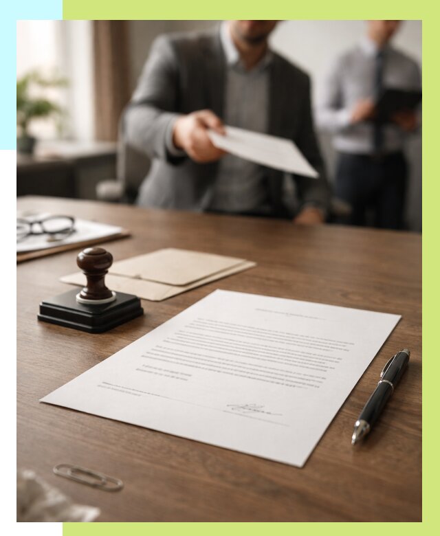 Отказное письмо по сертификации в Котласе от 3627 р. | Алешин-Ктл