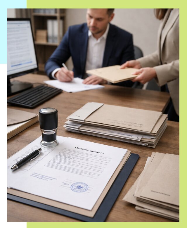 Отказное письмо для таможни в Котласе от 3109 р, Алешин-Ктл