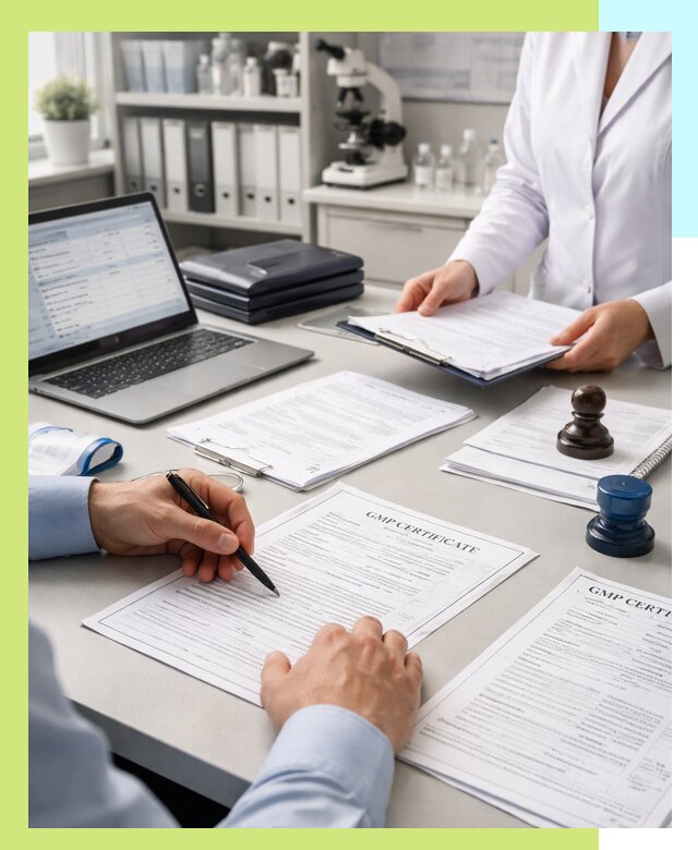 Оформление сертификата GMP в Котласе для фармпроизводства