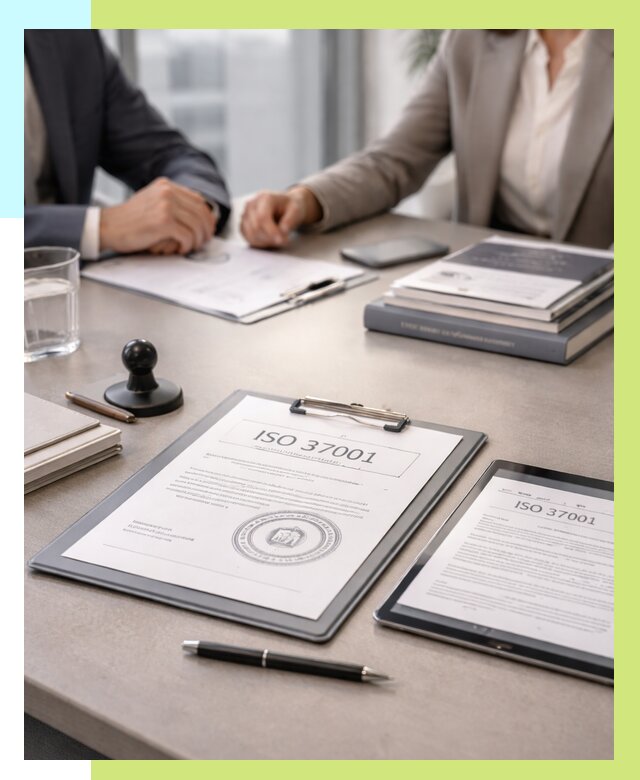 Сертификат ISO 37001 в Котласе оформить от 124356 р. Алешин-Ктл